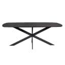 Eettafel Elegance Black | 200 cm | Deens ovaal - Starfurn