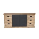 Dressoir Noa Naturel Mangohout 200 cm - Starfurn
