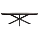 Eettafel Denver Black | 240 cm | Ovaal - Starfurn