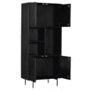 Vakkenkast Madison Black | 90 cm - Starfurn
