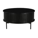 Salontafel Madison Black | 80 cm | Rond - Starfurn