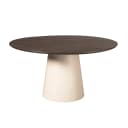 Ronde eettafel Madison Bruin Mangohout 130 cm - Starfurn
