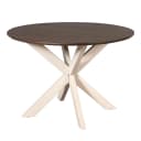 Ronde eettafel Madison Bruin Poot Zand Mangohout 110 cm - Starfurn