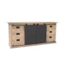 Dressoir Fresno Naturel Mangohout 200 cm - Starfurn
