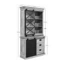 Vitrinekast Fresno | 120 cm - Starfurn