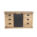 Dressoir Fresno Naturel Mangohout 160 cm - Starfurn
