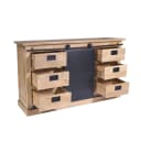 Dressoir Fresno Naturel Mangohout 160 cm - Starfurn