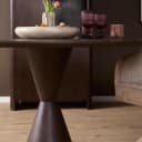 Ronde eettafel Lima Bruin Mangohout 130 cm - Starfurn