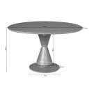 Ronde eettafel Lima Bruin Mangohout 130 cm - Starfurn