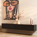 Zwevend tv meubel Madison Black | 200 cm - Starfurn