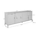 Dressoir Madison Naturel Mangohout 210 cm - Starfurn