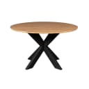 Ronde eettafel Madison Naturel Mangohout 110 cm - Starfurn