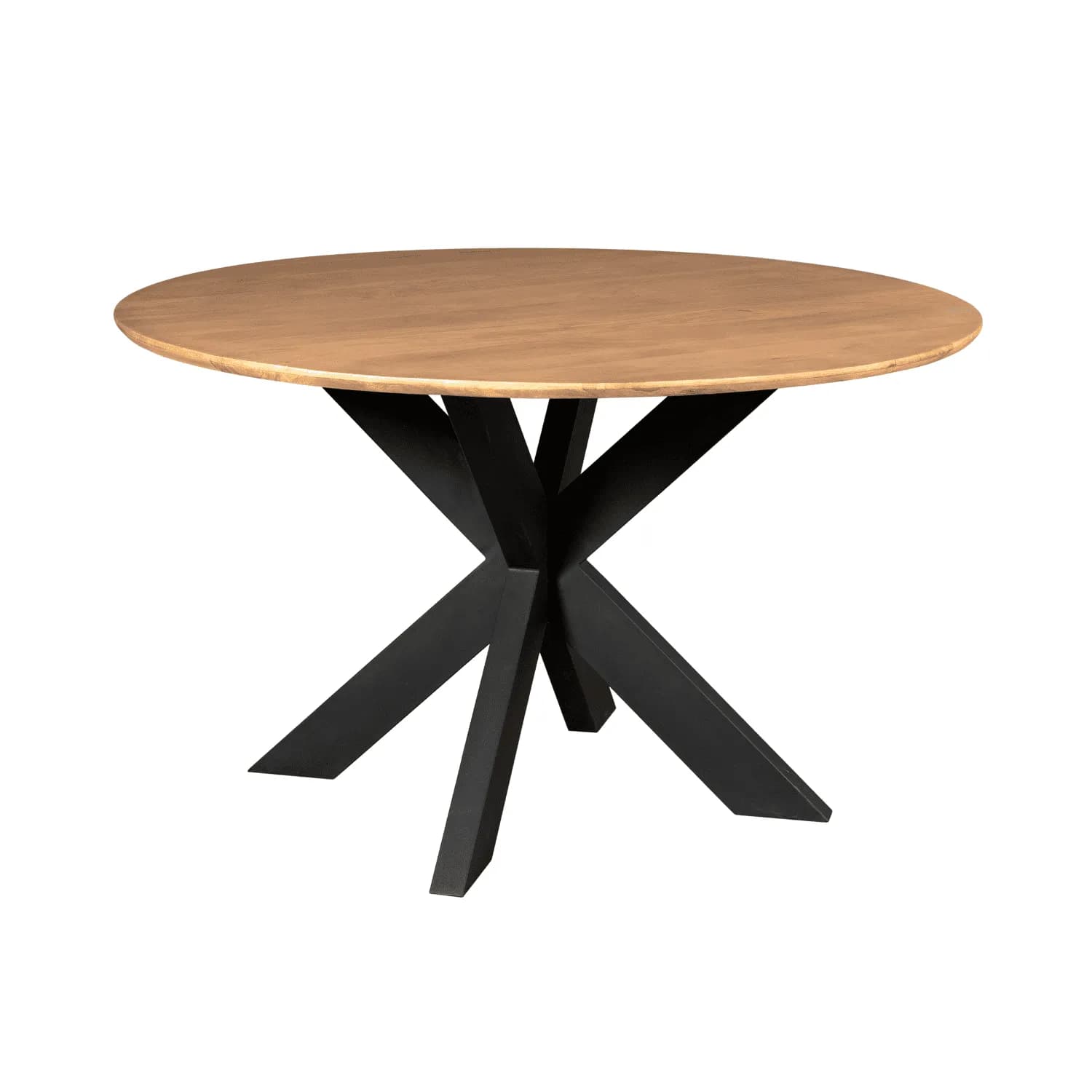 Ronde eettafel Madison Naturel Mangohout 110 cm - Starfurn