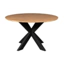 Ronde eettafel Madison Naturel Mangohout 130 cm - Starfurn