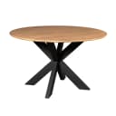 Ronde eettafel Madison Naturel Mangohout 130 cm - Starfurn