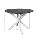 Ronde eettafel Madison Naturel Mangohout 130 cm - Starfurn