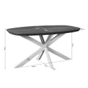 Eettafel Madison Natural | 160 cm | Deens ovaal - Starfurn