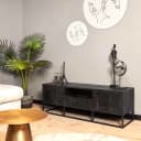 Tv meubel Denver Black | 145 cm - Starfurn