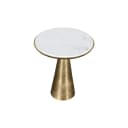 Bijzettafel Essy Wit Marmer/metaal 45 cm - Starfurn