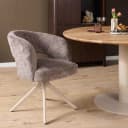 Eetkamerstoel Demi | Clay | Poot Sand | Met armleuning - Starfurn