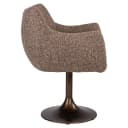 Eetkamerstoel Aldo brown tweed swivel - Richmond Interiors