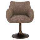 Eetkamerstoel Aldo brown tweed swivel - Richmond Interiors