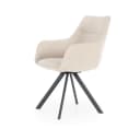 Stoel Bliss with armrest - taupe - By-Boo