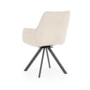 Stoel Bliss with armrest - taupe - By-Boo