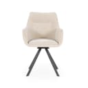 Stoel Bliss with armrest - taupe - By-Boo