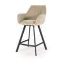 Barkruk Bliss met armleuning - taupe - By-Boo