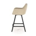 Barkruk Bliss met armleuning - taupe - By-Boo