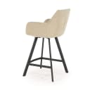 Barkruk Bliss met armleuning - taupe - By-Boo