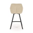 Barkruk Bliss met armleuning - taupe - By-Boo