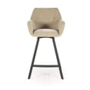 Barkruk Bliss met armleuning - taupe - By-Boo