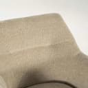 Barkruk Bliss met armleuning - taupe - By-Boo