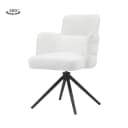 Rumo Armstoel - fabric ATS118-2 ecru (draaibaar) - Tower Living