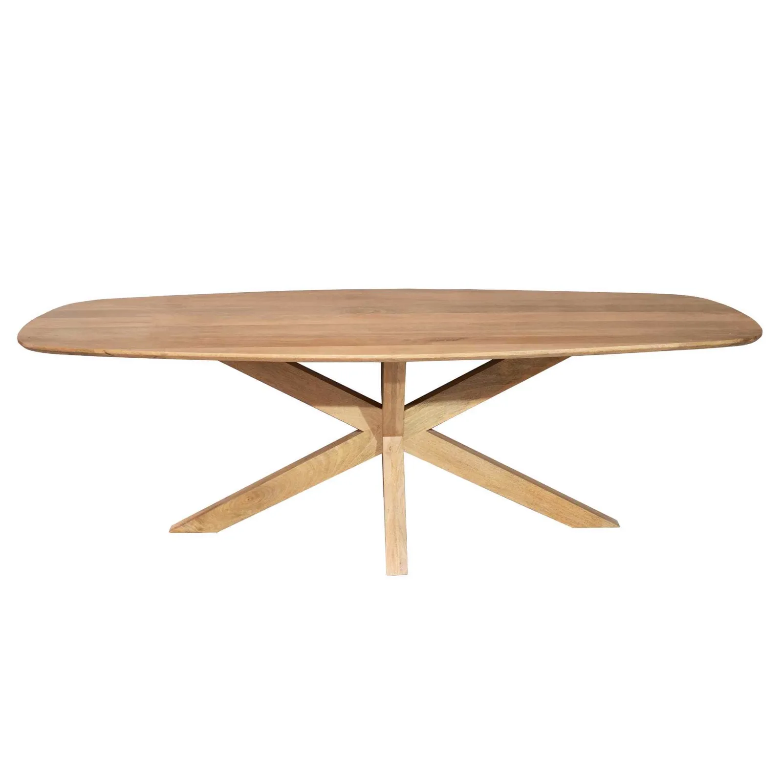 Deens ovale eettafel Nina Naturel Mangohout 210 cm - Starfurn