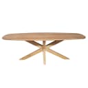 Deens ovale eettafel Nina Naturel Mangohout 240 cm - Starfurn