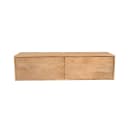 Zwevend tv meubel Vision Naturel Mangohout 120 cm - Starfurn