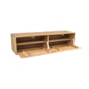 Zwevend tv meubel Vision Naturel Mangohout 120 cm - Starfurn