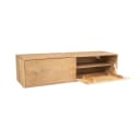 Zwevend tv meubel Vision Naturel Mangohout 120 cm - Starfurn