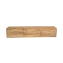 Zwevend tv meubel Vision Naturel Mangohout 160 cm - Starfurn