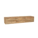 Zwevend tv meubel Vision Naturel Mangohout 160 cm - Starfurn