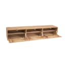 Zwevend tv meubel Vision Naturel Mangohout 160 cm - Starfurn