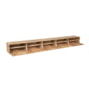 Zwevend tv meubel Vision Naturel Mangohout 280 cm - Starfurn