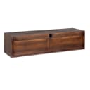 Zwevend tv meubel Vision Bruin Mangohout 120 cm - Starfurn