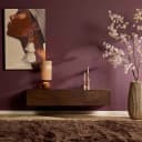 Zwevend tv meubel Vision Bruin Mangohout 160 cm - Starfurn