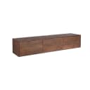 Zwevend tv meubel Vision Bruin Mangohout 160 cm - Starfurn