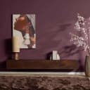 Zwevend tv meubel Vision Bruin Mangohout 240 cm - Starfurn