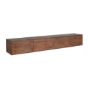 Zwevend tv meubel Vision Bruin Mangohout 240 cm - Starfurn